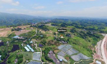 重慶渝北國家農(nóng)業(yè)科技園區(qū)全景圖