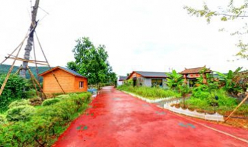 臥龍灣鑫開心農(nóng)場全景圖